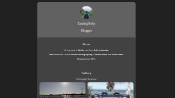 TaufiqHdyt's Personal Website